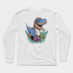 Prehistoric Animal Dinosaur Rex Long Sleeve T-Shirt